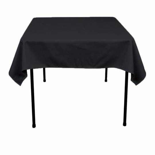 Square Tablecloth Black OR Navy Blue (160 x 160cm)